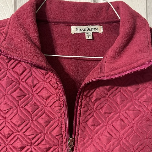 Susan Bristol Magenta Vest Small - Picture 2 of 2